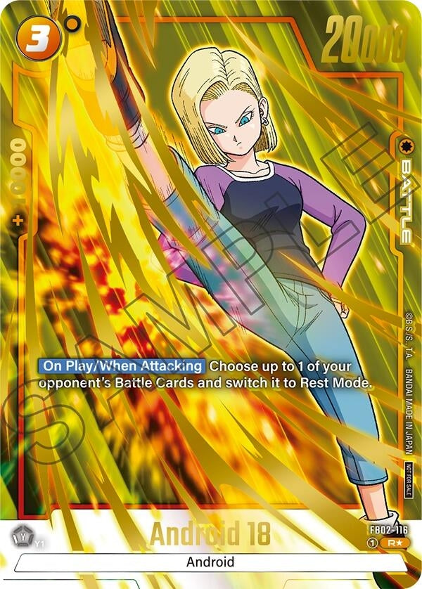 Image for Android 18 (Championship Pack 03) (Tournament and Championship Promos) (FB02-116) - Dragon Ball Super: Fusion World