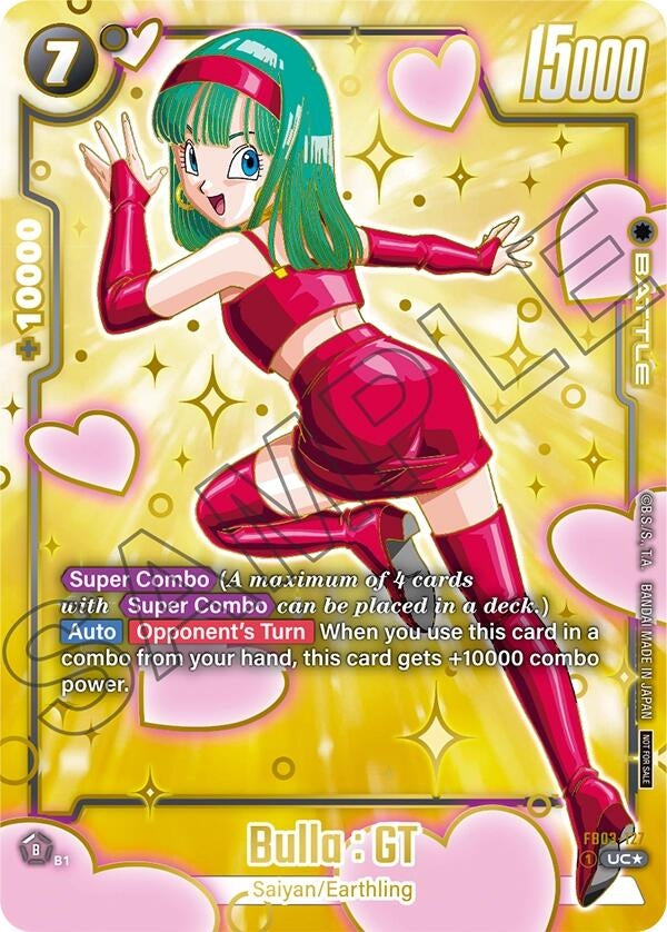 Image for Bulla : GT (Championship Pack 03 Finalist) (Tournament and Championship Promos) (FB03-127) - Dragon Ball Super: Fusion World