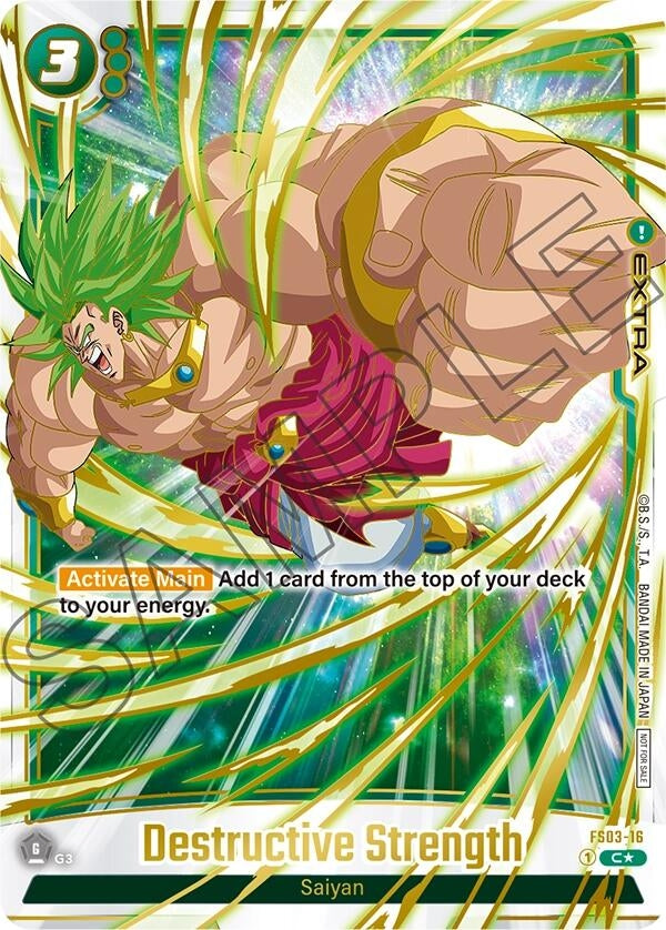 Image for Destructive Strength (Championship Pack 03 Finalist) (Tournament and Championship Promos) (FS03-16) - Dragon Ball Super: Fusion World