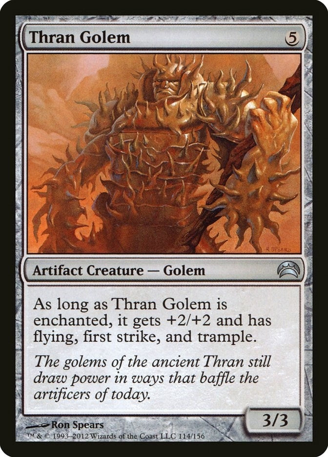 Image for Thran Golem (Planechase 2012) (114) - Magic: The Gathering