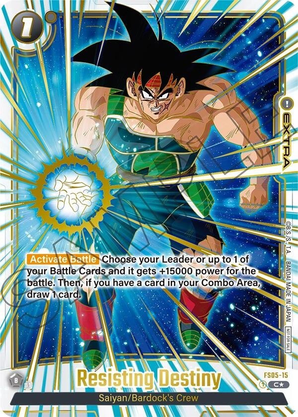 Image for Resisting Destiny (Championship Pack 03 Finalist) (Tournament and Championship Promos) (FS05-15) - Dragon Ball Super: Fusion World