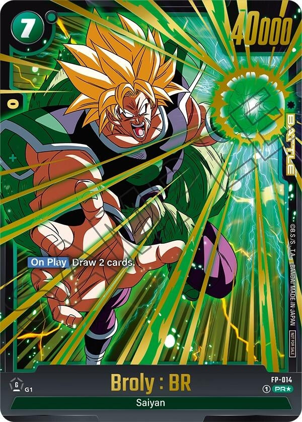 Image for Broly : BR - FP-014 (Selection Pack 01) (Tournament and Championship Promos) (FP-014) - Dragon Ball Super: Fusion World