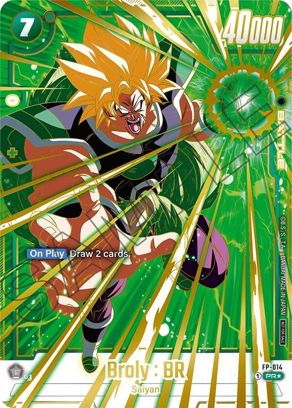 Image for Broly : BR - FP-014 (Selection Pack 01 Finalist) (Tournament and Championship Promos) (FP-014) - Dragon Ball Super: Fusion World