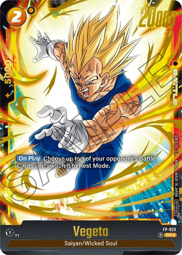 Image for Vegeta - FP-023 (Selection Pack 01) (Tournament and Championship Promos) (FP-023) - Dragon Ball Super: Fusion World