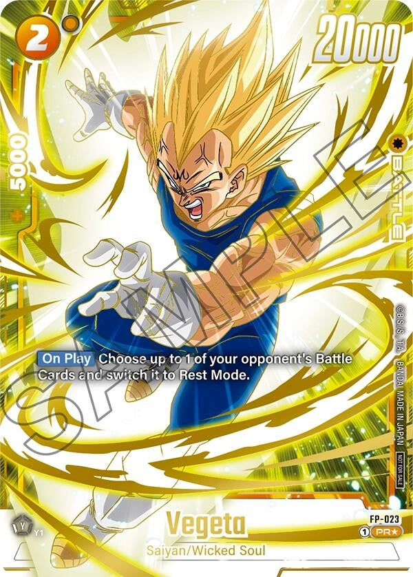 Image for Vegeta - FP-023 (Selection Pack 01 Finalist) (Tournament and Championship Promos) (FP-023) - Dragon Ball Super: Fusion World