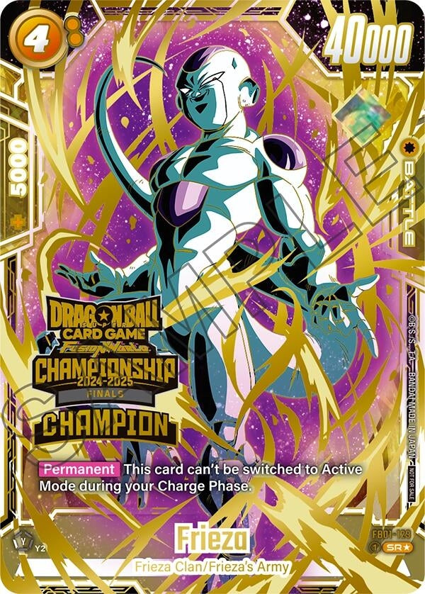 Image for Frieza - FB01-129 (Championship 2024-2025 Finals Champion) (Tournament and Championship Promos) (FB01-129) - Dragon Ball Super: Fusion World