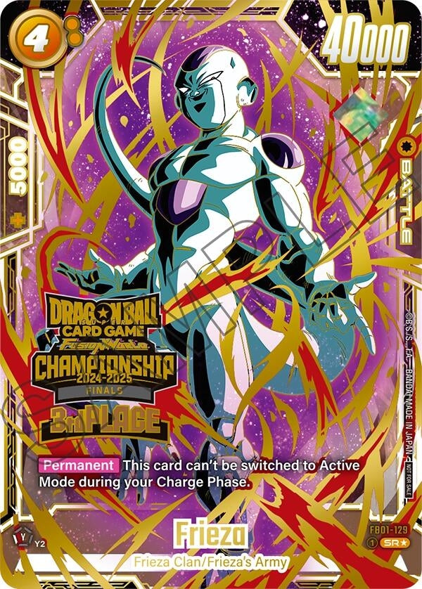 Image for Frieza - FB01-129 (Championship 2024-2025 Finals 3rd Place) (Tournament and Championship Promos) (FB01-129) - Dragon Ball Super: Fusion World