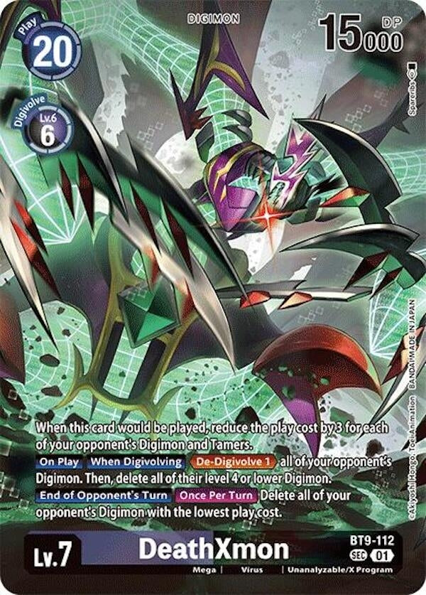 Image for DeathXmon (Alternate Art) (LM) (BT9-112 SEC) - Digimon Card Game