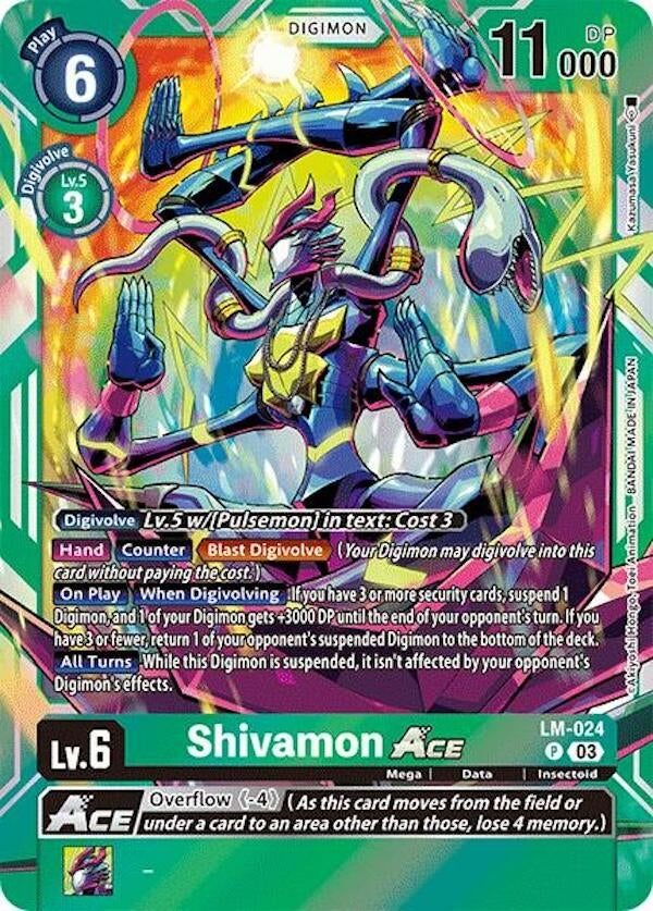 Image for Shivamon ACE (LM) (LM-024 P) - Digimon Card Game