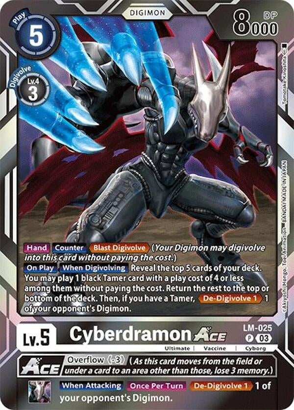 Image for Cyberdramon ACE (LM) (LM-025 P) - Digimon Card Game