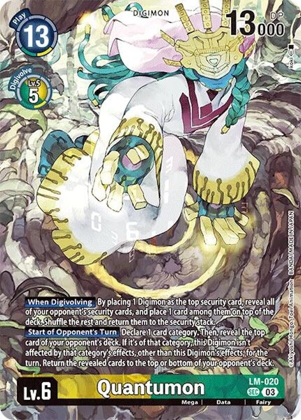 Image for Quantumon (Alternate Art) (LM) (LM-020 SEC) - Digimon Card Game