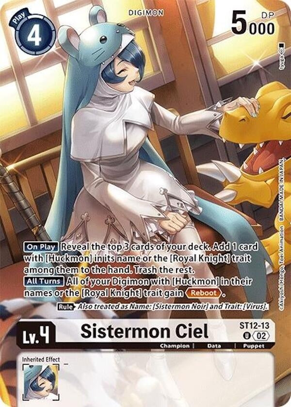 Image for Sistermon Ciel (Alternate Art) (LM) (ST12-13 U) - Digimon Card Game