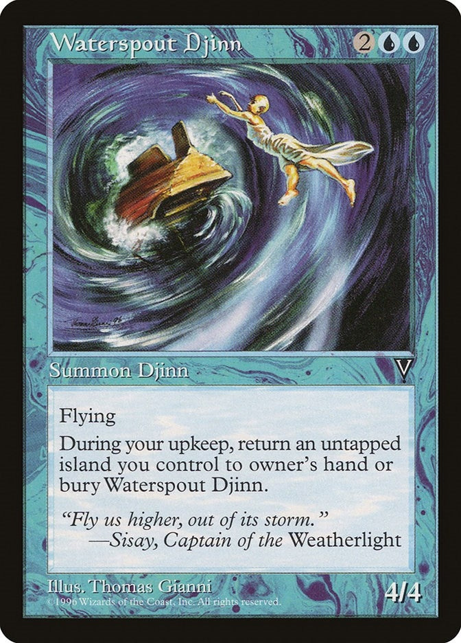 Image for Waterspout Djinn (Visions) - Magic: The Gathering