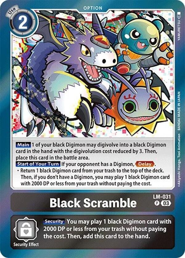 Image for Black Scramble (LM) (LM-031 P) - Digimon Card Game