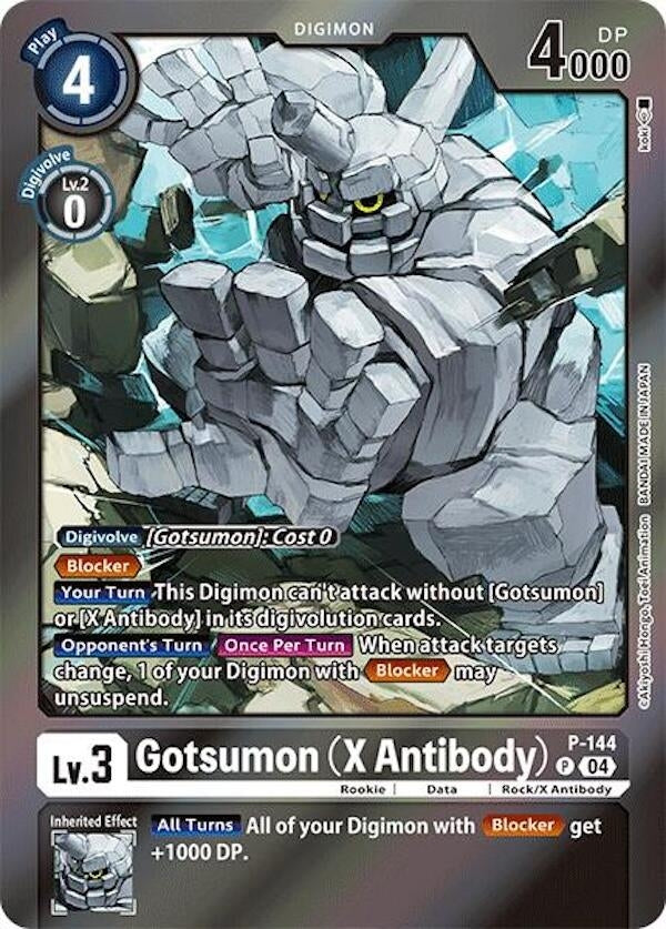 Image for Gotsumon (X Antibody) (Reprint) (LM) (P-144 P) - Digimon Card Game