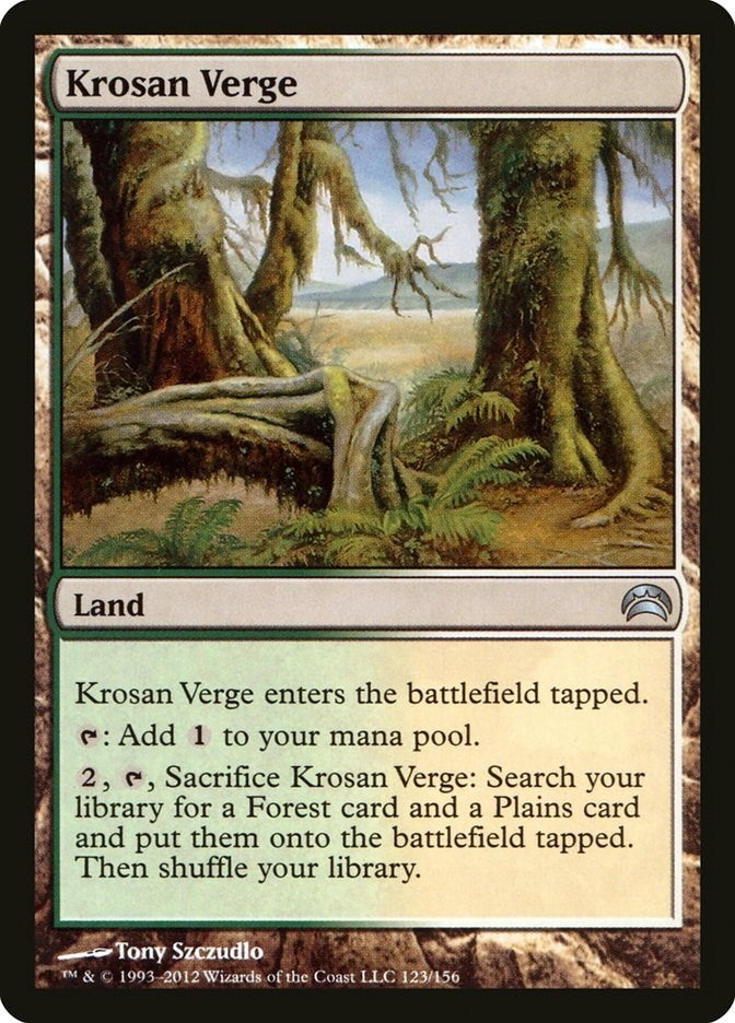 Image for Krosan Verge (Planechase 2012) (123) - Magic: The Gathering