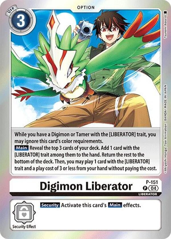 Image for Digimon Liberator (Reprint) (LM) (P-151 P) - Digimon Card Game