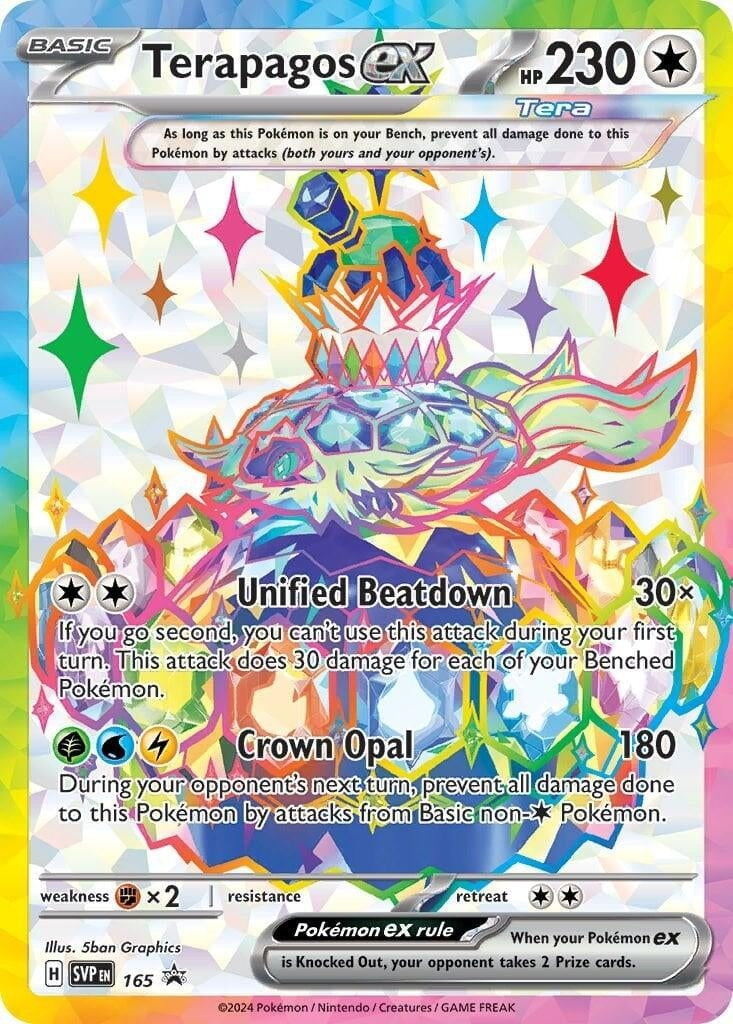 Image for Terapagos ex - 165 (SV: Scarlet & Violet Promo Cards) (165) - Pokemon