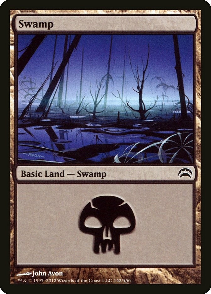 Image for Swamp (142) (Planechase 2012) (142) - Magic: The Gathering