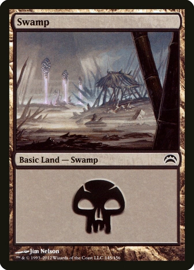 Image for Swamp (145) (Planechase 2012) (145) - Magic: The Gathering