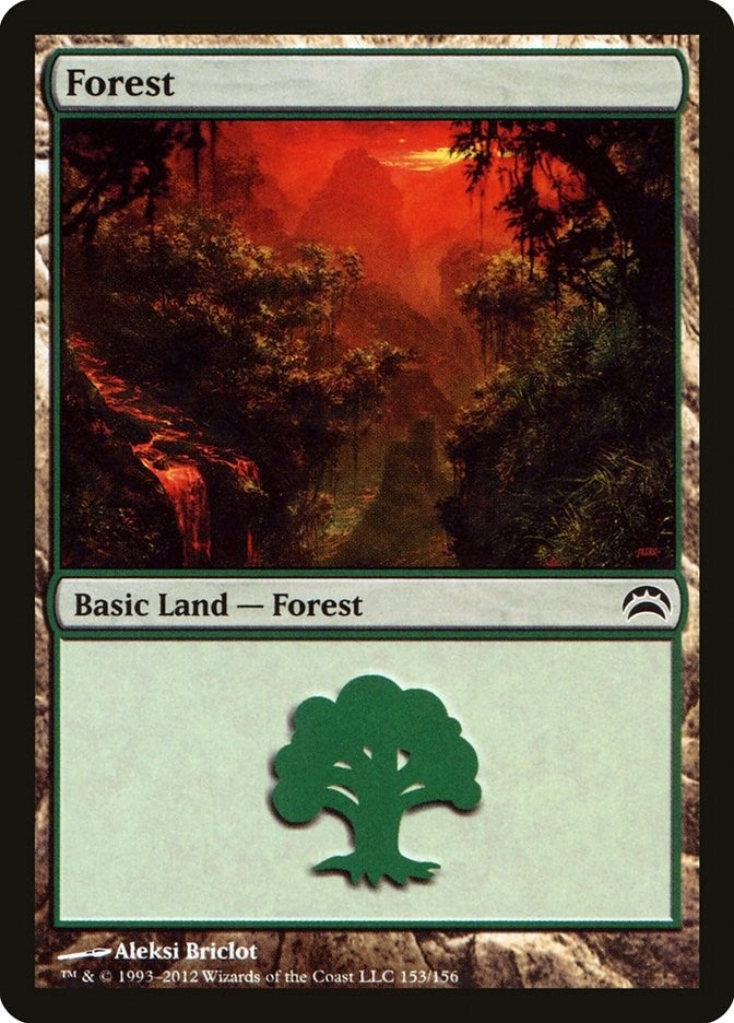 Image for Forest (153) (Planechase 2012) (153) - Magic: The Gathering