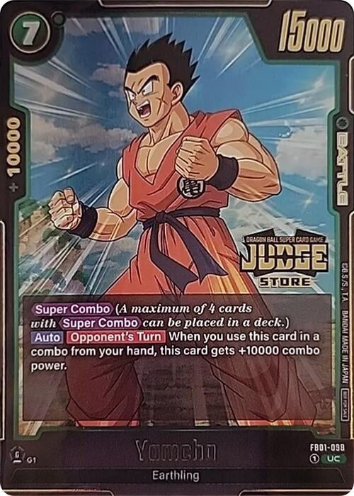 Image for Yamcha (Judge Pack (Event Judge) 01) (Tournament and Championship Promos) (FB01-098) - Dragon Ball Super: Fusion World