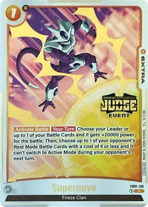 Image for Supernova (Judge Pack (Event Judge) 01) (Tournament and Championship Promos) (FB01-136) - Dragon Ball Super: Fusion World