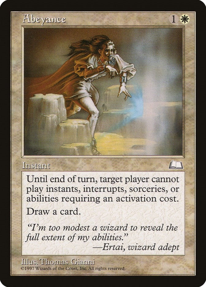 Image for Abeyance (Weatherlight) - Magic: The Gathering