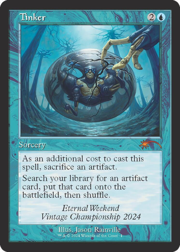 Image for Tinker (Retro Frame) (Eternal Weekend 2024 Promo) (Unique and Miscellaneous Promos) (1) - Magic: The Gathering