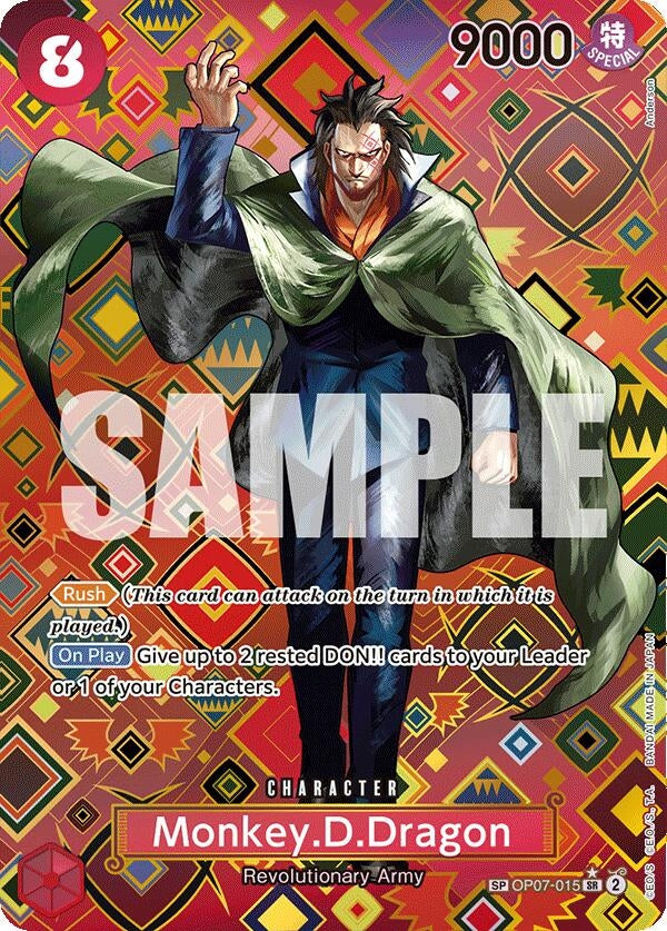 Image for Monkey.D.Dragon (SP) (Emperors in the New World) (OP07-015) - One Piece Card Game