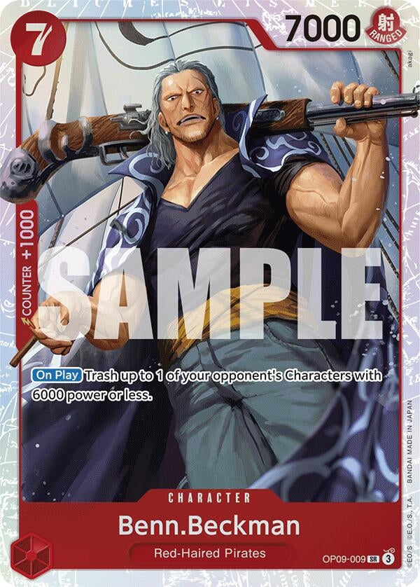 Image for Benn.Beckman (Emperors in the New World) (OP09-009) - One Piece Card Game