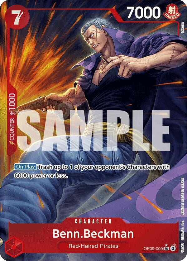 Image for Benn.Beckman (Parallel) (Emperors in the New World) (OP09-009) - One Piece Card Game