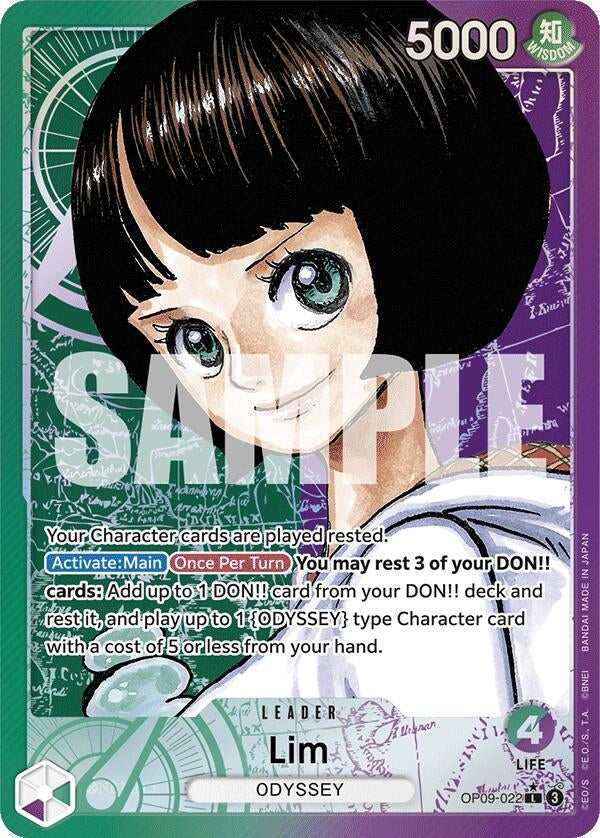 Image for Lim (022) (Parallel) (Emperors in the New World) (OP09-022) - One Piece Card Game