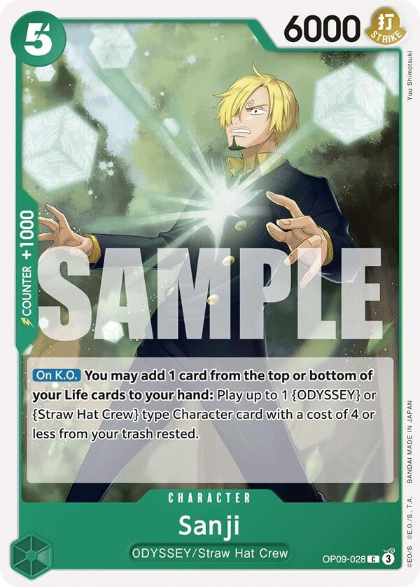 Image for Sanji (028) (Emperors in the New World) (OP09-028) - One Piece Card Game