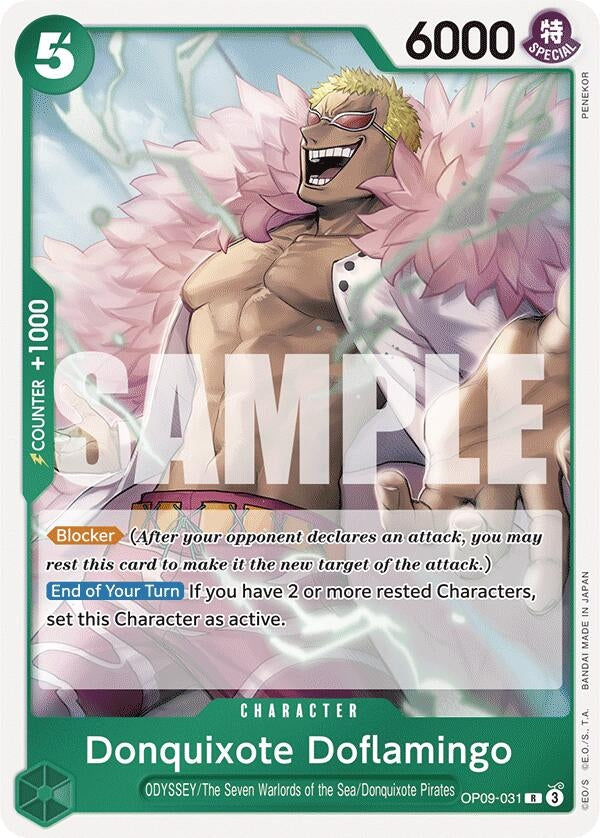 Image for Donquixote Doflamingo (Emperors in the New World) (OP09-031) - One Piece Card Game