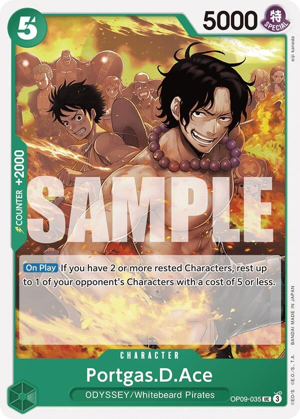 Image for Portgas.D.Ace (Emperors in the New World) (OP09-035) - One Piece Card Game