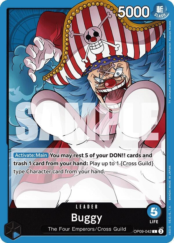 Image for Buggy (042) (Emperors in the New World) (OP09-042) - One Piece Card Game