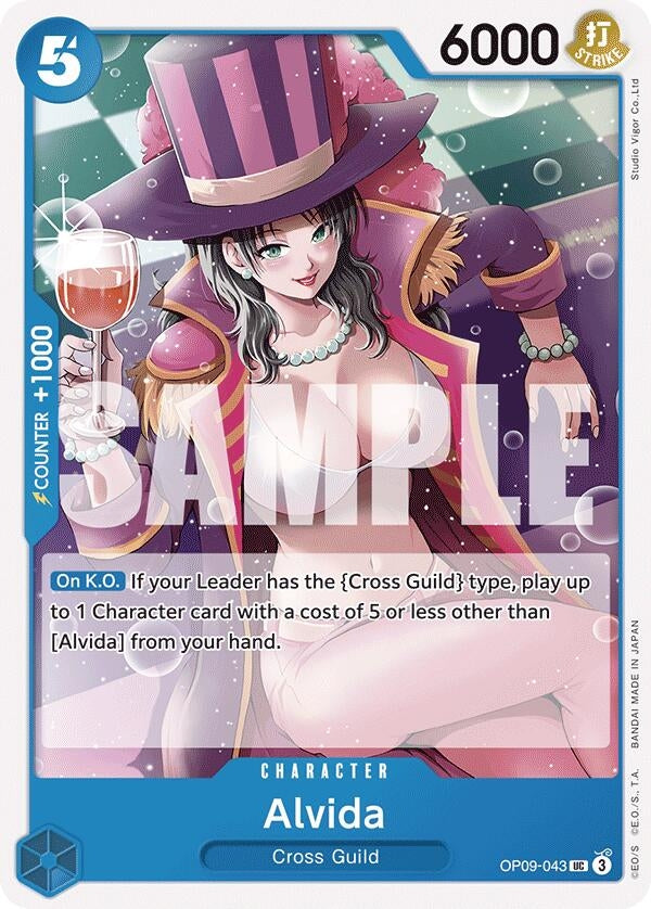 Image for Alvida (Emperors in the New World) (OP09-043) - One Piece Card Game