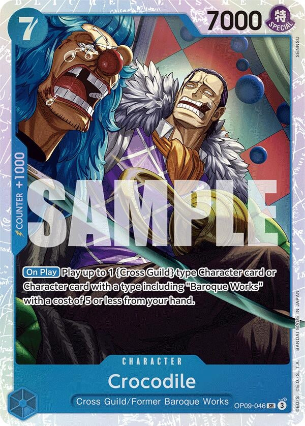Image for Crocodile (046) (Emperors in the New World) (OP09-046) - One Piece Card Game