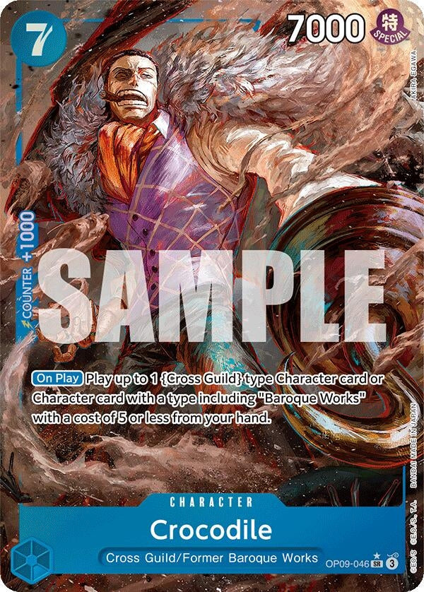 Image for Crocodile (046) (Parallel) (Emperors in the New World) (OP09-046) - One Piece Card Game