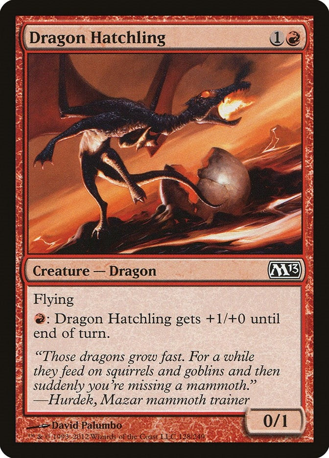 Image for Dragon Hatchling (Magic 2013 (M13)) (128) - Magic: The Gathering