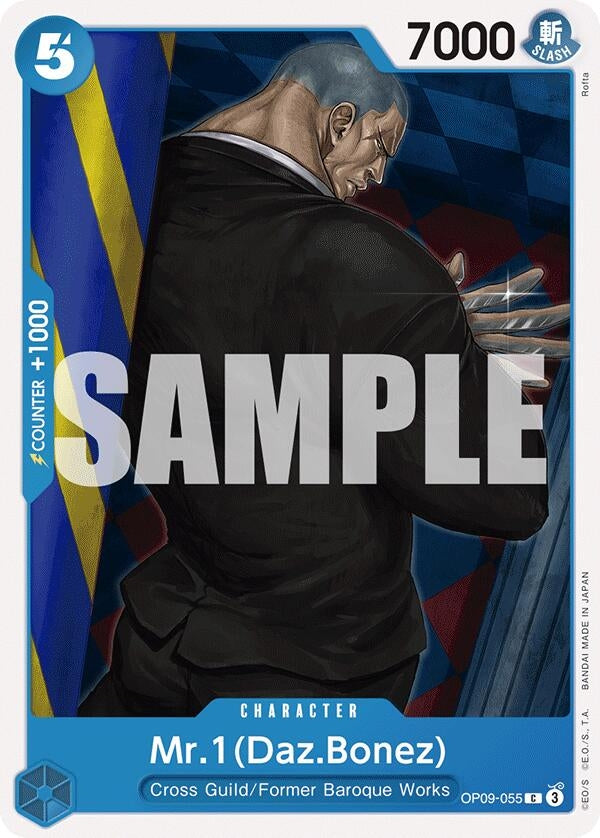 Image for Mr.1(Daz.Bonez) (Emperors in the New World) (OP09-055) - One Piece Card Game