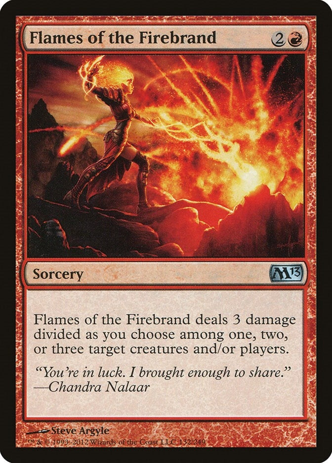 Image for Flames of the Firebrand (Magic 2013 (M13)) (132) - Magic: The Gathering