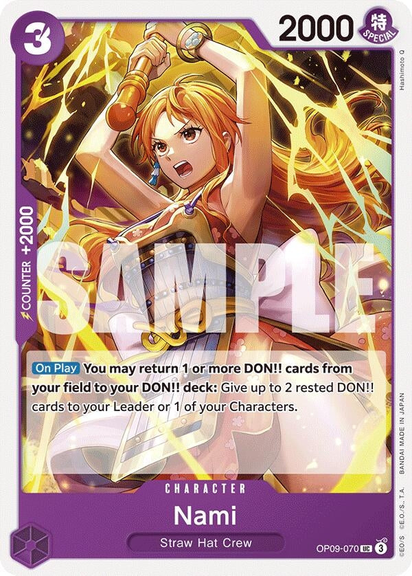 Image for Nami (070) (Emperors in the New World) (OP09-070) - One Piece Card Game