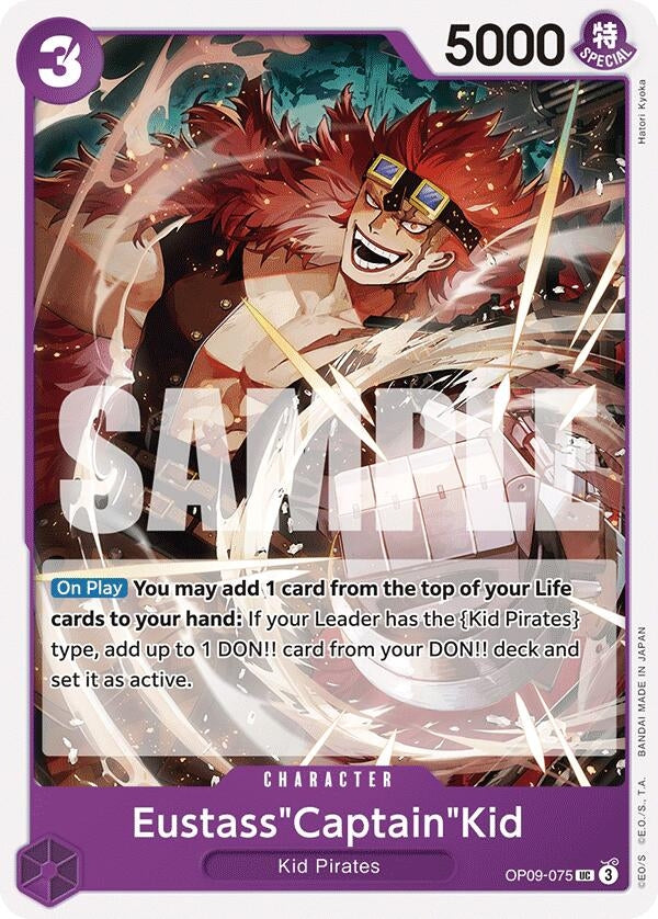 Image for Eustass"Captain"Kid (Emperors in the New World) (OP09-075) - One Piece Card Game