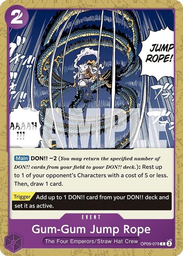 Image for Gum-Gum Jump Rope (Emperors in the New World) (OP09-079) - One Piece Card Game