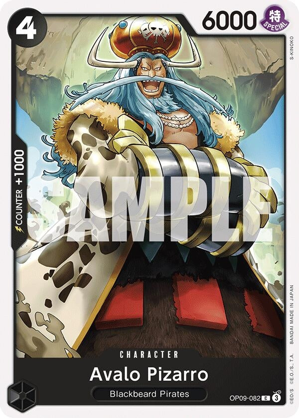 Image for Avalo Pizarro (Emperors in the New World) (OP09-082) - One Piece Card Game