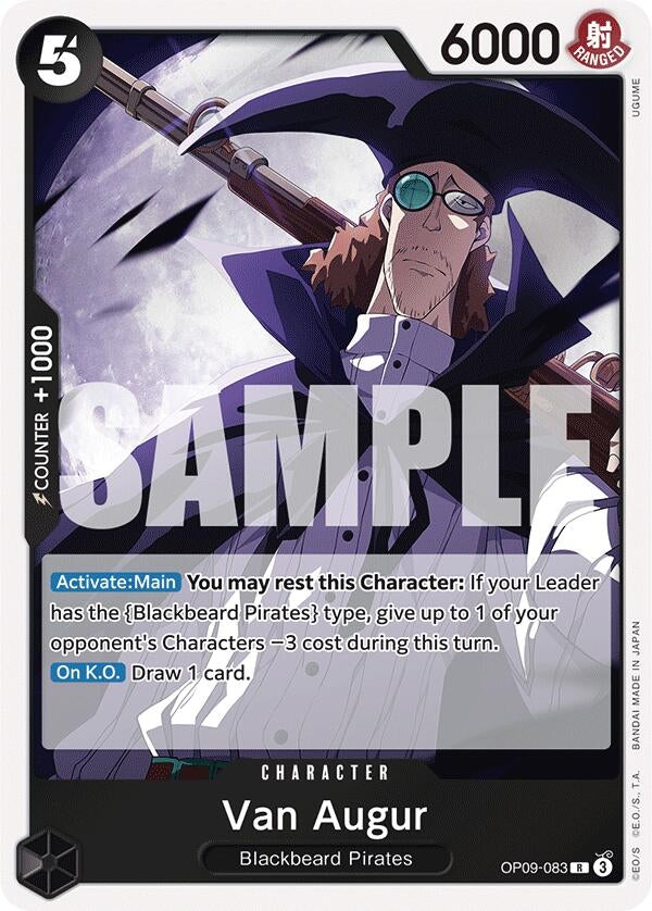 Image for Van Augur (Emperors in the New World) (OP09-083) - One Piece Card Game