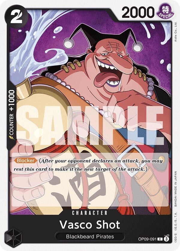 Image for Vasco Shot (Emperors in the New World) (OP09-091) - One Piece Card Game