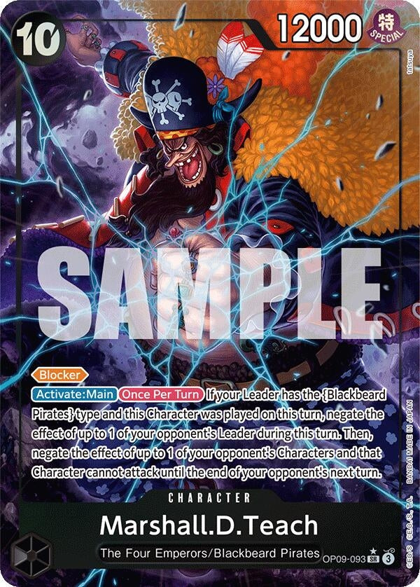 Image for Marshall.D.Teach (093) (Alternate Art) (Emperors in the New World) (OP09-093) - One Piece Card Game